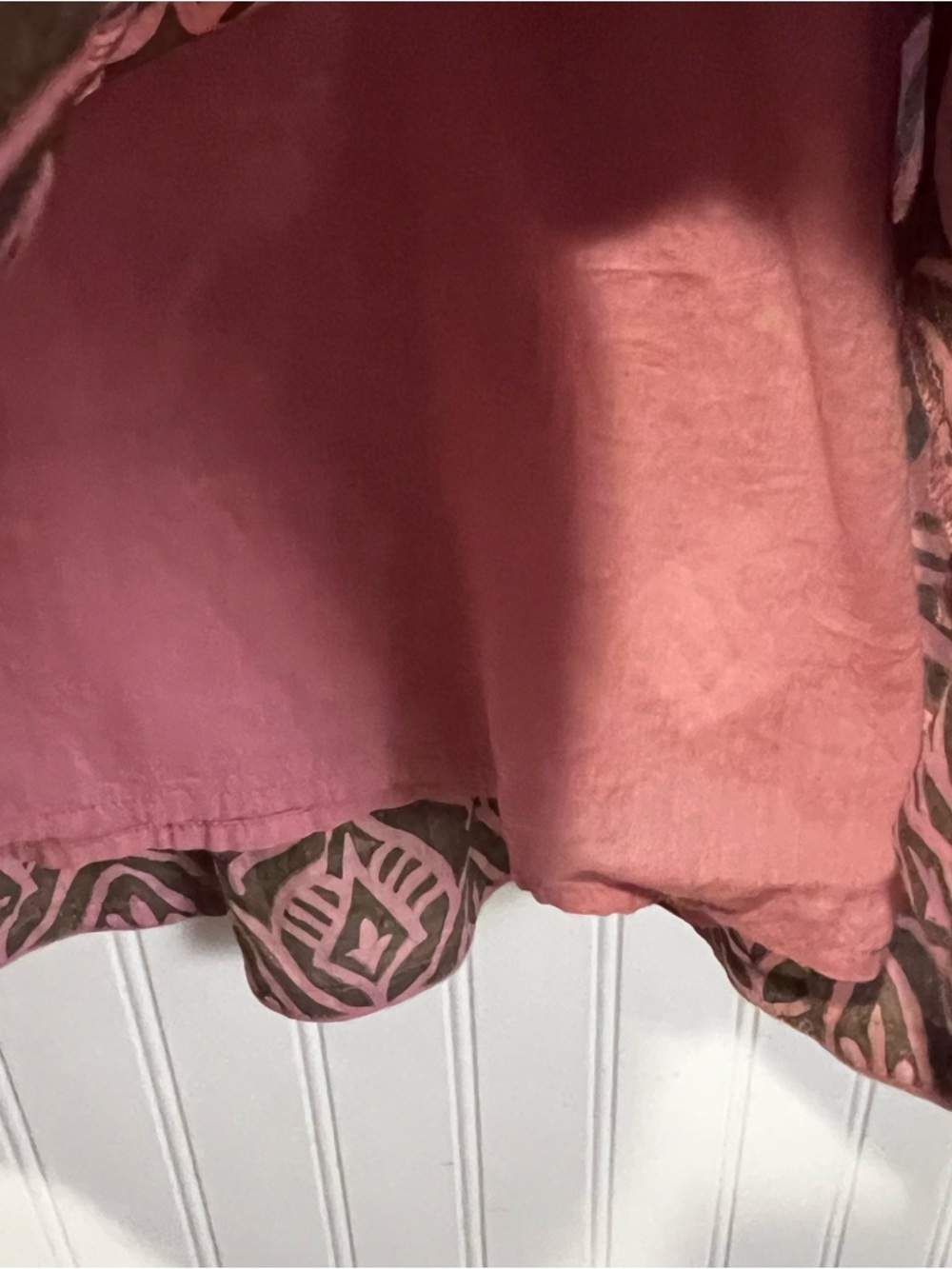 Velvet by Graham & Spencer Pink Brown Mosaic Dress size X small - Picture 8 of 14
